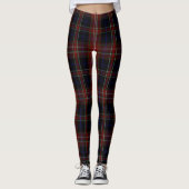 MacDonald Tartan Black Red Leggings van vrouwen (Voorkant)