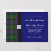 MacDonald Tartan Celtic Wedding Invitation Kaart (Voorkant)