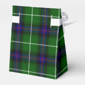 MacDonald tartan groene blauwe vleid Bedankdoosjes (Achterkant)