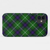 MacDonald tartan groene blauwe vleid Case-Mate iPhone Case (Achterkant (horizontaal))