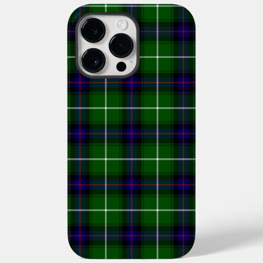 MacDonald tartan groene blauwe vleid Case-Mate iPhone Case (Achterkant)