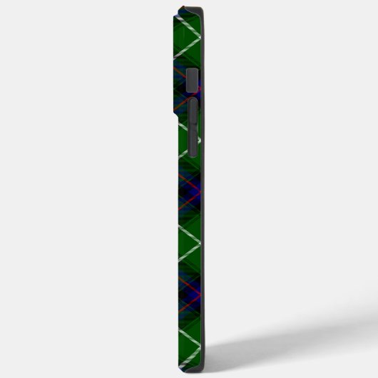 MacDonald tartan groene blauwe vleid Case-Mate iPhone Case (Achterkant / Links)
