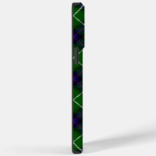 MacDonald tartan groene blauwe vleid Case-Mate iPhone Case (Achterkant / Rechts)