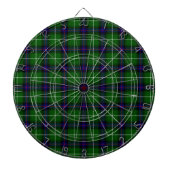 MacDonald tartan groene blauwe vleid Dartbord (Voorkant)
