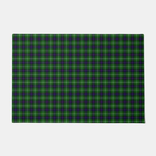 MacDonald tartan groene blauwe vleid Deurmat (Voorkant)