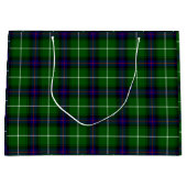 MacDonald tartan groene blauwe vleid Groot Cadeauzakje (Voorkant)