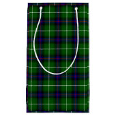 MacDonald tartan groene blauwe vleid Klein Cadeauzakje (Voorkant)