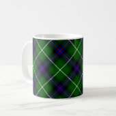 MacDonald tartan groene blauwe vleid Koffiemok (Voorkant links)