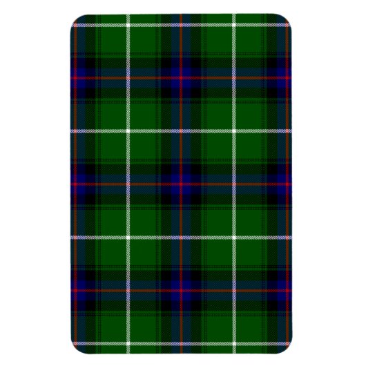 MacDonald tartan groene blauwe vleid Magneet (Verticaal)