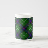 MacDonald tartan groene blauwe vleid Porselein Kop (Voorkant)
