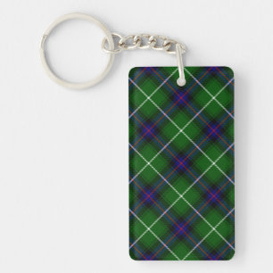 MacDonald tartan groene blauwe vleid Sleutelhanger