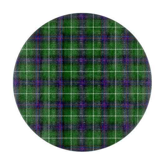 MacDonald tartan groene blauwe vleid Snijplank (Voorkant)