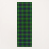 MacDonald tartan groene blauwe vleid Yogamat (Voorkant)