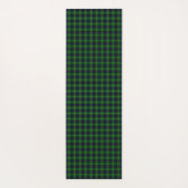 MacDonald tartan groene blauwe vleid Yogamat (Achterkant)
