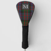 MACDONALD TARTAN Letter M Monogram ( KAN BEWERKEN) Golfheadcover (Voorkant)