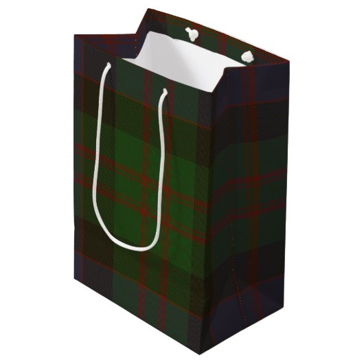 MacDonald Tartan Medium Cadeauzakje (Voorkant Gekanteld)