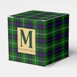 MacDonald Tartan Monogram M Bedankdoosjes