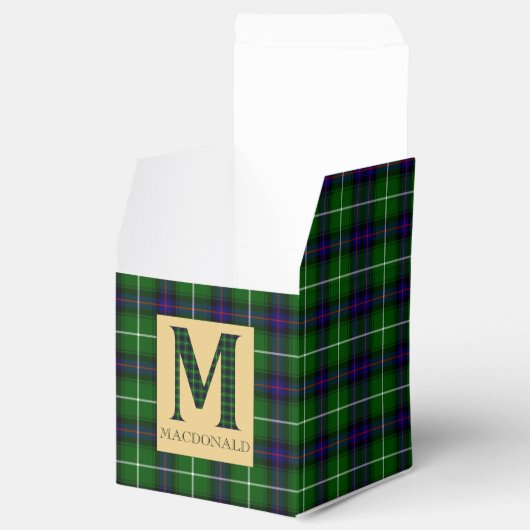 MacDonald Tartan Monogram M Bedankdoosjes (Geopend)