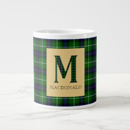 MacDonald Tartan Monogram M Grote Koffiekop