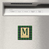 MacDonald Tartan Monogram M Magneet (Insitu (Vaatwasser))