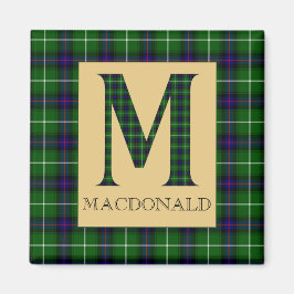 MacDonald Tartan Monogram M Magneet