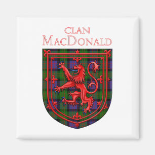 MacDonald Tartan Scottish Play Lion Rampant Magneet