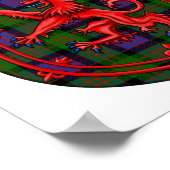 MacDonald Tartan Scottish Play Lion Rampant Poster (Hoek)