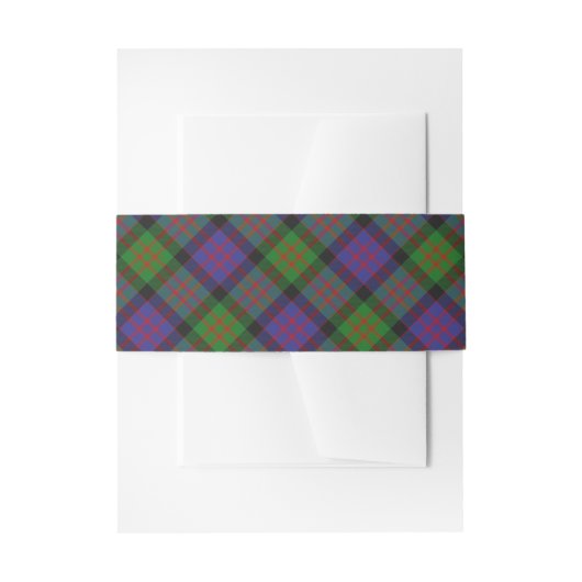 MacDonald Tartan Scottish Pset Uitnodigingen Wikkel (Voorkant Voorbeeld)
