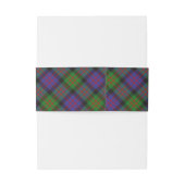 MacDonald Tartan Scottish Pset Uitnodigingen Wikkel (Achterkant Voorbeeld)
