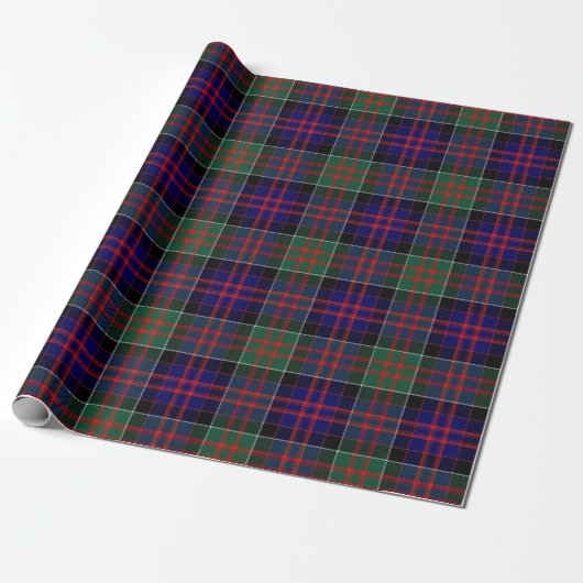 MacDonald van Clanranald Tartan Wrapping Paper Cadeaupapier (Uitgerold)