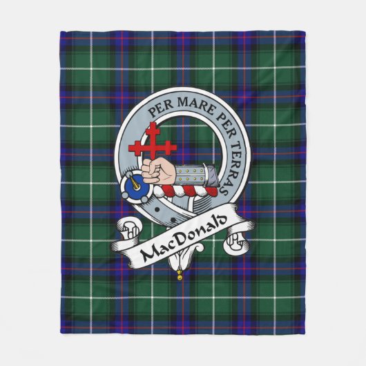 MacDonald van de eilanden die moderne Macdonalds j Fleece Deken (Voorkant)