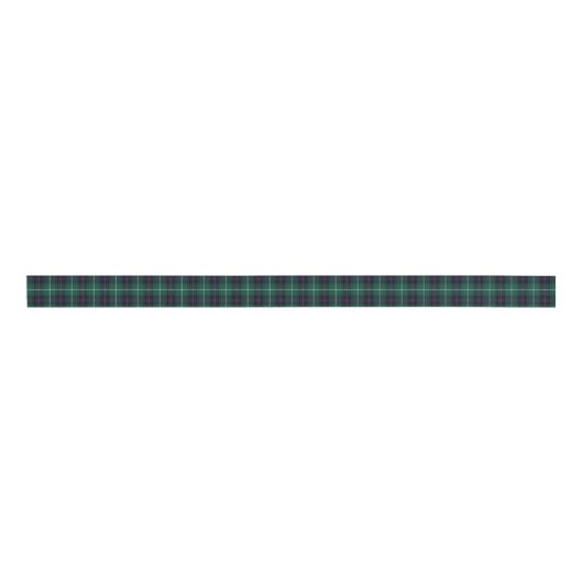 MacDonald van de eilanden Tartan Plaid Pattern Grosgrain Lint (Voorkant)