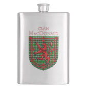 MacDonald van de eilandengroep Tartan Flacon (Voorkant)