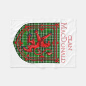 MacDonald van de eilandengroep Tartan Fleece Deken (Voorkant (Horizontaal))