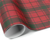 MacDonald van de Isles Red Modern Scottish Tartan Cadeaupapier (Rol Hoek)