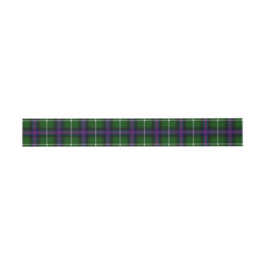 MacDonald van de Isles Scottish Tartan Belly Band Uitnodigingen Wikkel (Vlak)