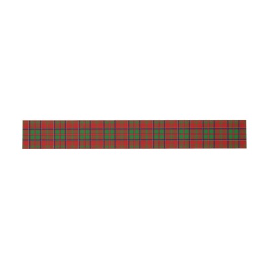 MacDonald van Glencoe Schotse Tartan Belly Band Uitnodigingen Wikkel (Vlak)