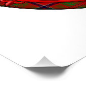 MacDonald van Glencoe Tartan Scottish Pset Perfect Poster (Hoek)