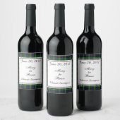 MacDonald van het label Scottish Wedding Wine Wijn Etiket (Flessen)
