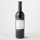 MacDonald van het label Scottish Wedding Wine Wijn Etiket (Voorkant)