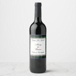 MacDonald van het label Scottish Wedding Wine Wijn Etiket
