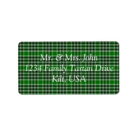MacDonald van het label Tartan op de eilanden (Voorkant)
