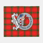 MacDonald van Sleat Macdonalds Van Sleat Clan Badg Fleece Deken (Voorkant (Horizontaal))