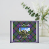 MacDonald's Armadale Castle Ale Briefkaart (Staand voorkant)