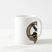 MacDonell Clan Crest Coffee Mok (Voorkant rechts)