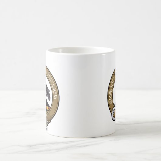 MacDonell Clan Crest Coffee Mok (Center)