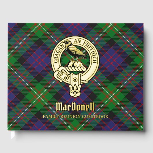 MacDonell Family Reunion Guest Book Gastenboek (Voorkant)