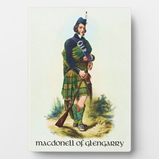 MacDonell of Glengarry Clans of Scotland McIan Fotoplaat (voorkant)