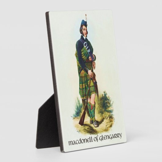 MacDonell of Glengarry Clans of Scotland McIan Fotoplaat (Zijkant)