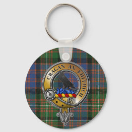 MacDonnell Glengarry Tartan & Badge Sleutelhanger